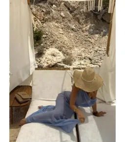 Arcina Ori Jordana Maxi Dress Blue Size XS / AU 6 for rent on The Volte - image 3