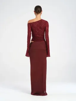 Benni Nova Maxi Dress Red Size AU 8 for rent on The Volte - image 3