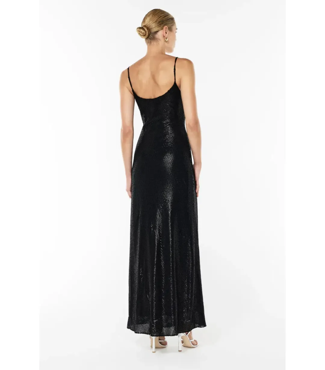 Manning Cartell High Voltage Slip Maxi Dress Black Size AU 8 for rent on The Volte - main image
