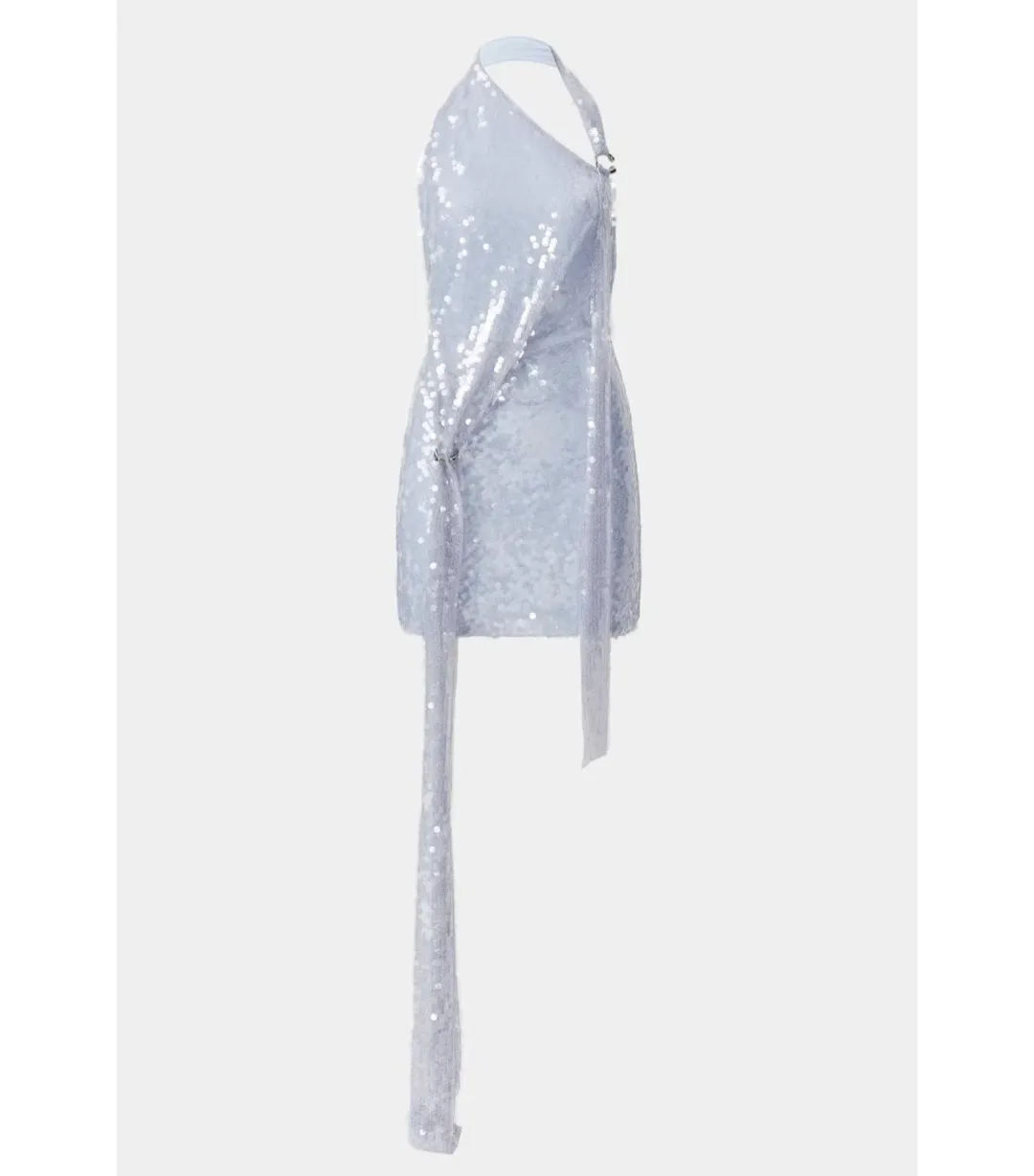 MISHA Riviera Sequin Mini Dress Cloud Blue Size S / AU 8 for rent on The Volte - main image