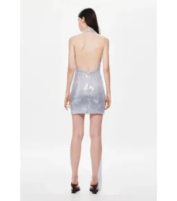 MISHA Riviera Sequin Mini Dress Cloud Blue Size S / AU 8 for rent on The Volte - image 4