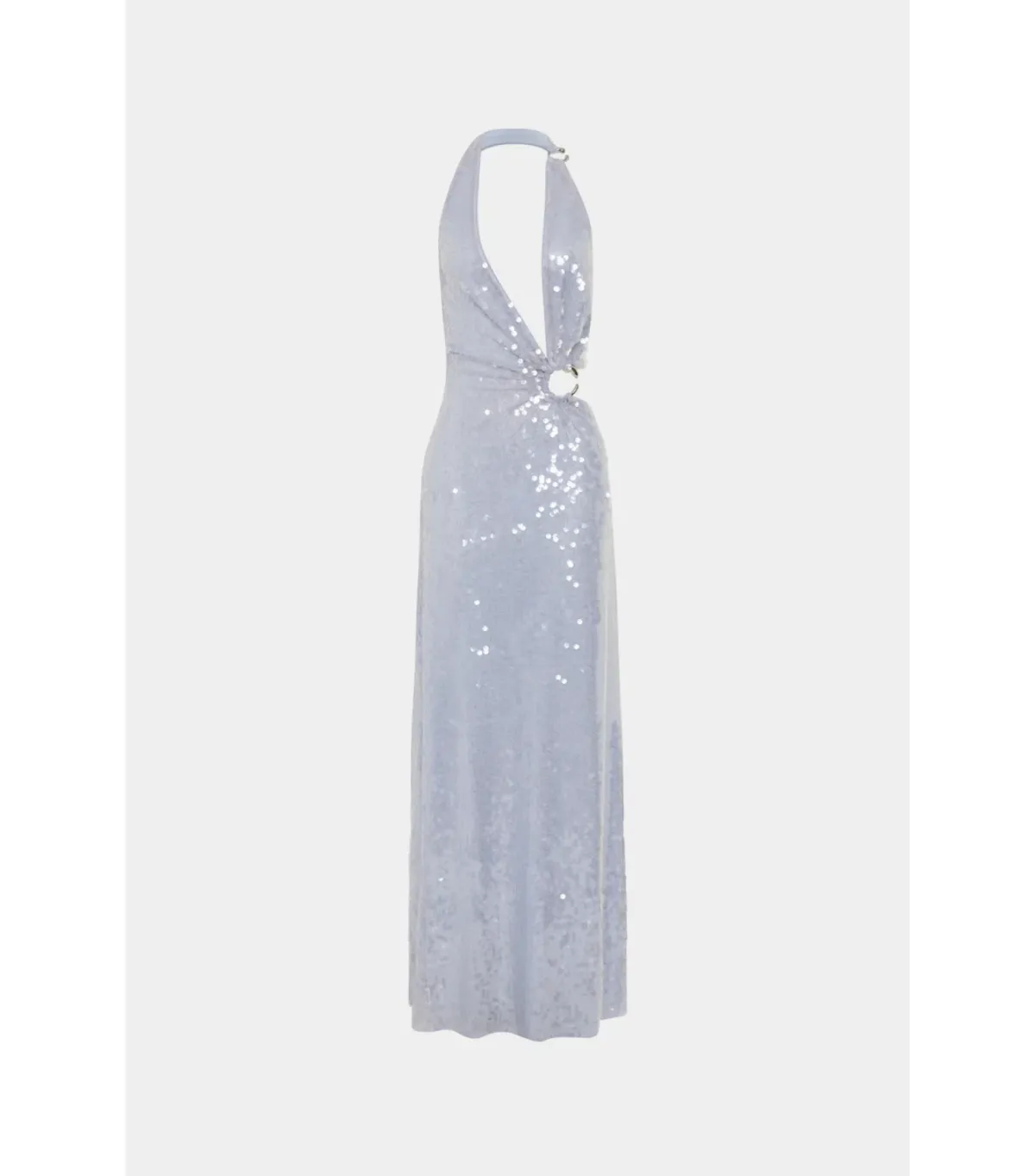 MISHA Devon Sequin Maxi Dress Cloud Blue Size S / AU 8 - Image 5