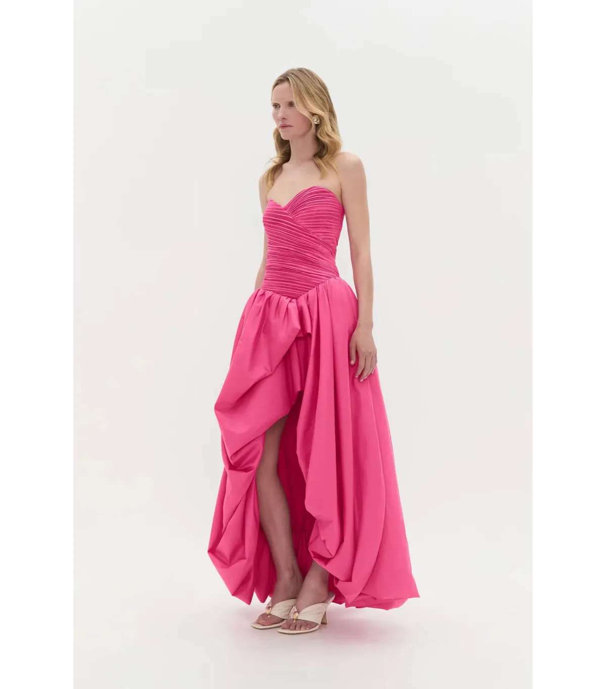 Aje Estelle Maxi Gown Cerise Pink Size AU 6 - Image 2