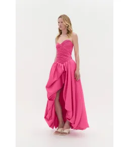 Aje Estelle Maxi Gown Cerise Pink Size AU 6 for rent on The Volte - image 2