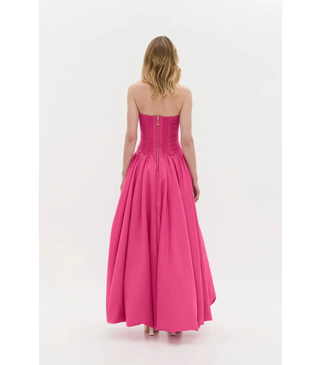 Aje Estelle Maxi Gown Cerise Pink Size AU 6 for rent on The Volte - main image