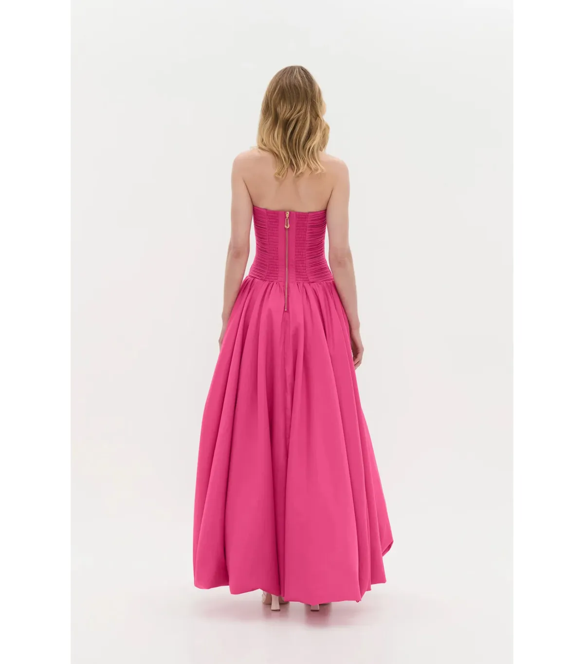 Aje Estelle Maxi Gown Cerise Pink Size AU 6 - Image 4