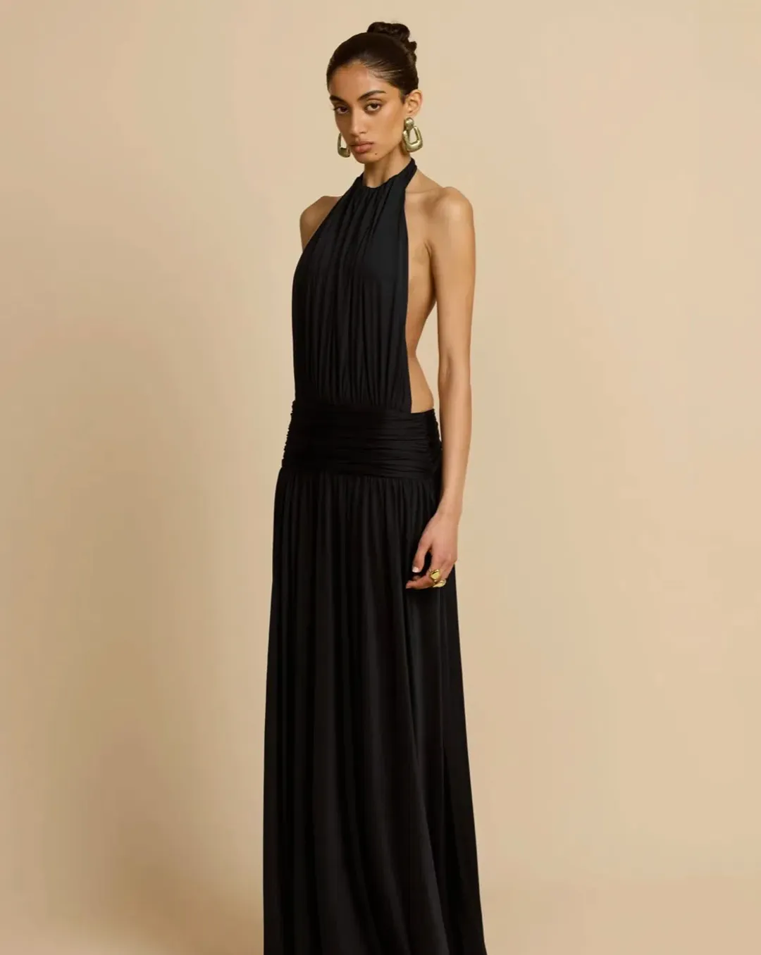 Arcina Ori Santina Dress Black Size 8 for rent on The Volte - main image