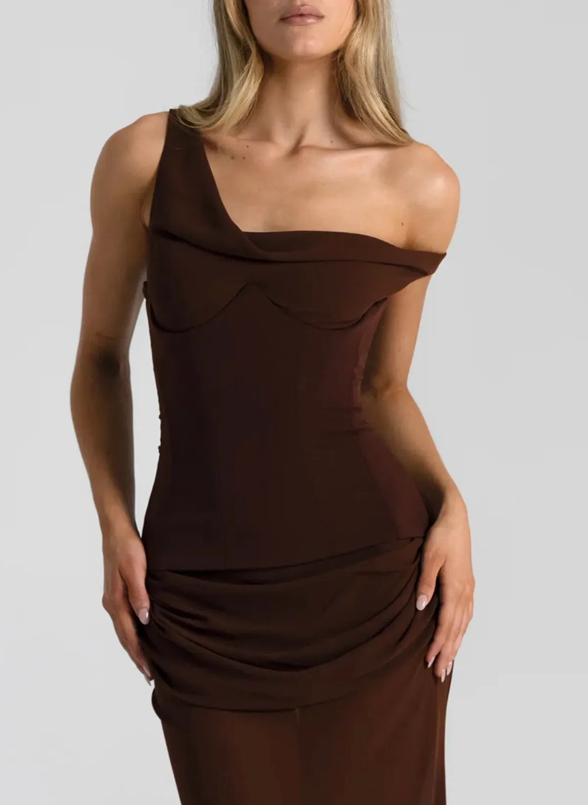Natalie Rolt Cadence Maxi in Espresso Chocolate Size 0/ AU 6 - Image 6