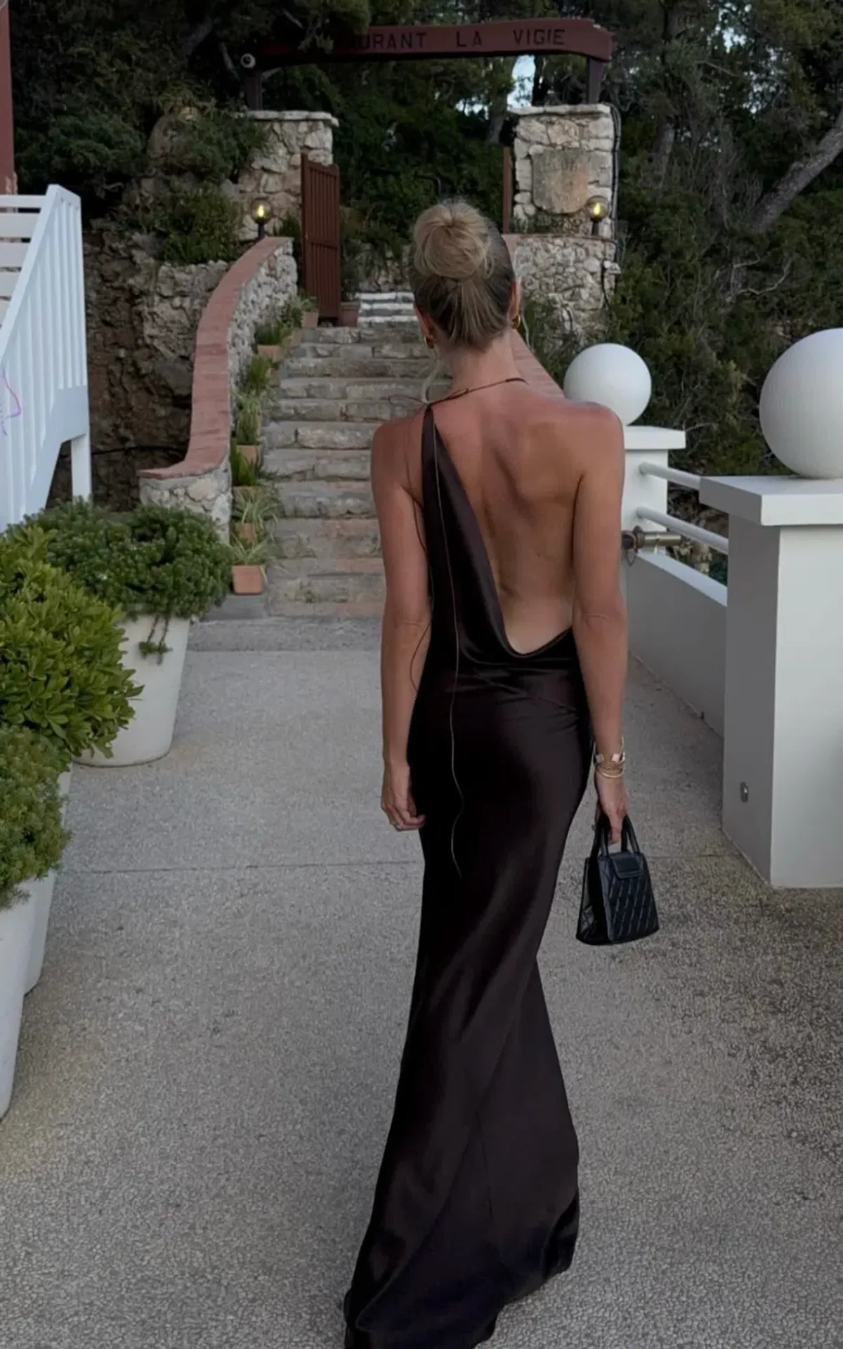 Natalie Rolt Gabi Gown in Espresso Size 0 /Au 6 - Image 5