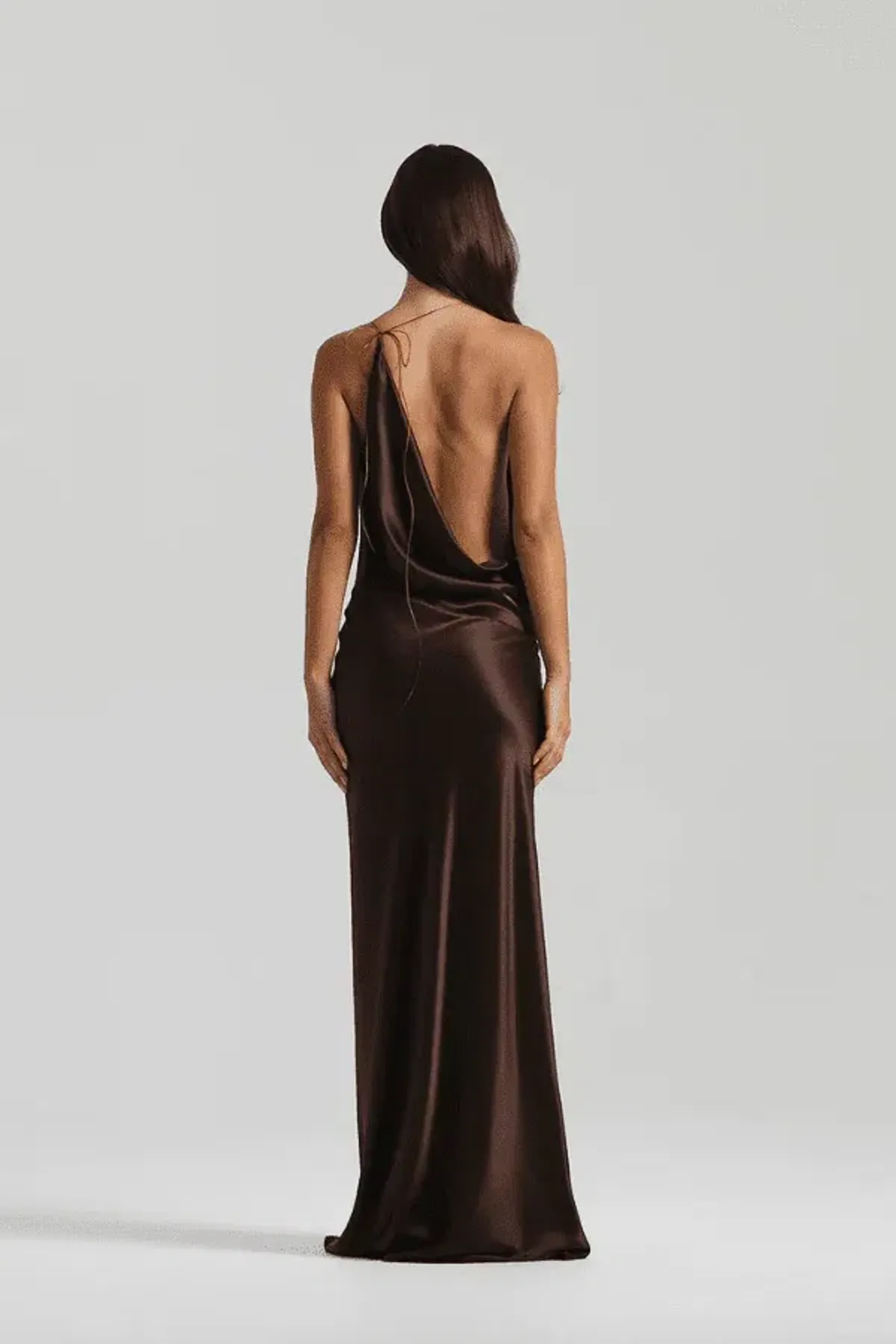 Natalie Rolt Gabi Gown in Espresso Size 0 /Au 6 - Image 3