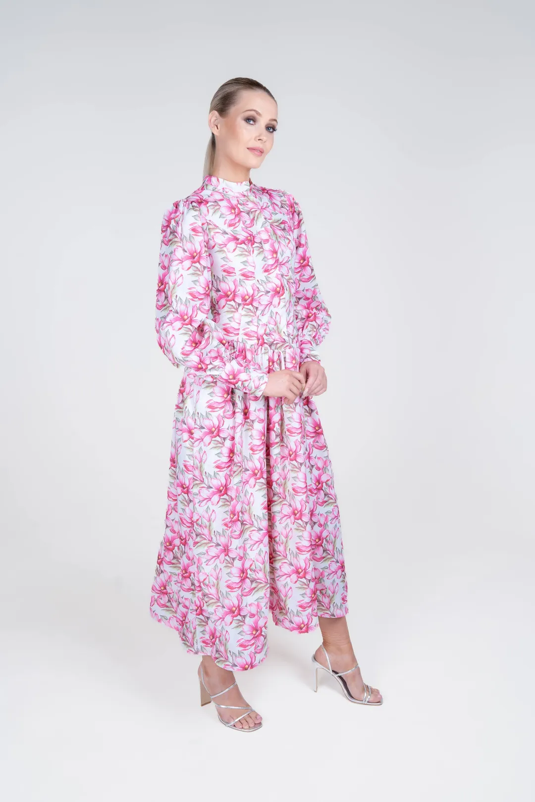 Justin Tong Tamera Dress Multi Size 10 for rent on The Volte - main image