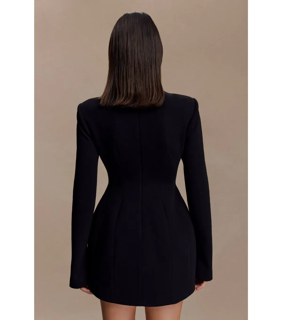 Meshki Michelle Cutout Mini Dress Black Size AU 14 - Image 3