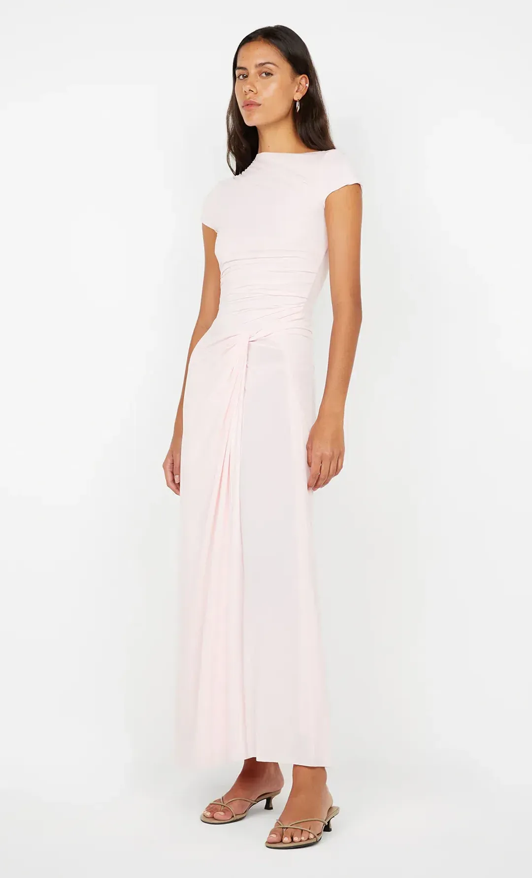 Susie Maxi Dress in ballet pink bec and bridge for rent on The Volte - main image