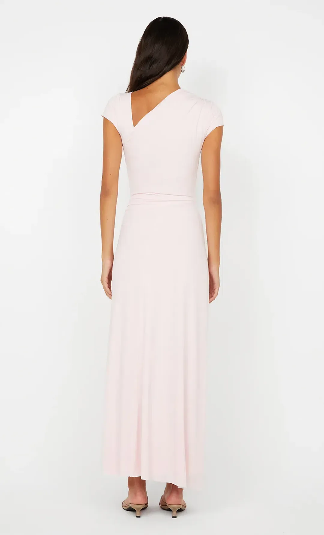 Susie Maxi Dress in ballet pink bec and bridge for rent on The Volte - main image