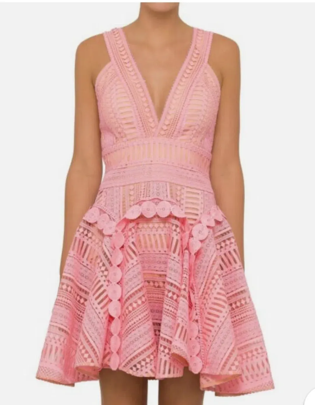 Thurley Haylleys Comet Dress Pink Size 10 for rent on The Volte - main image