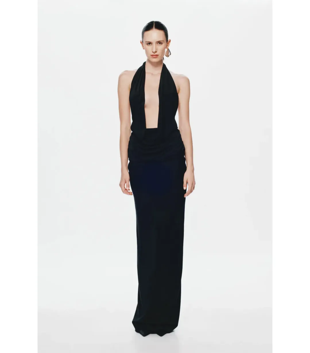 Misha Vanessa Maxi Dress Black Size AU 10 for rent on The Volte - main image