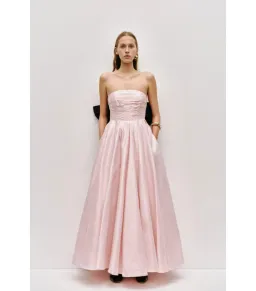 Aje Thea Gown Maxi Dress in Pink Tint/ Black Size AU 12 for rent on The Volte - image 1