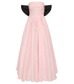 Aje Thea Gown Maxi Dress in Pink Tint/ Black Size AU 12 for rent on The Volte - image 3