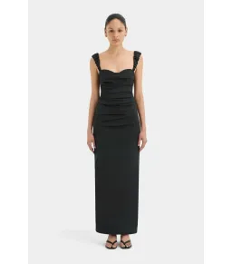 Sir the Label Azul Balconette Maxi Gown Black Size 1 / AU 8 for rent on The Volte - image 1