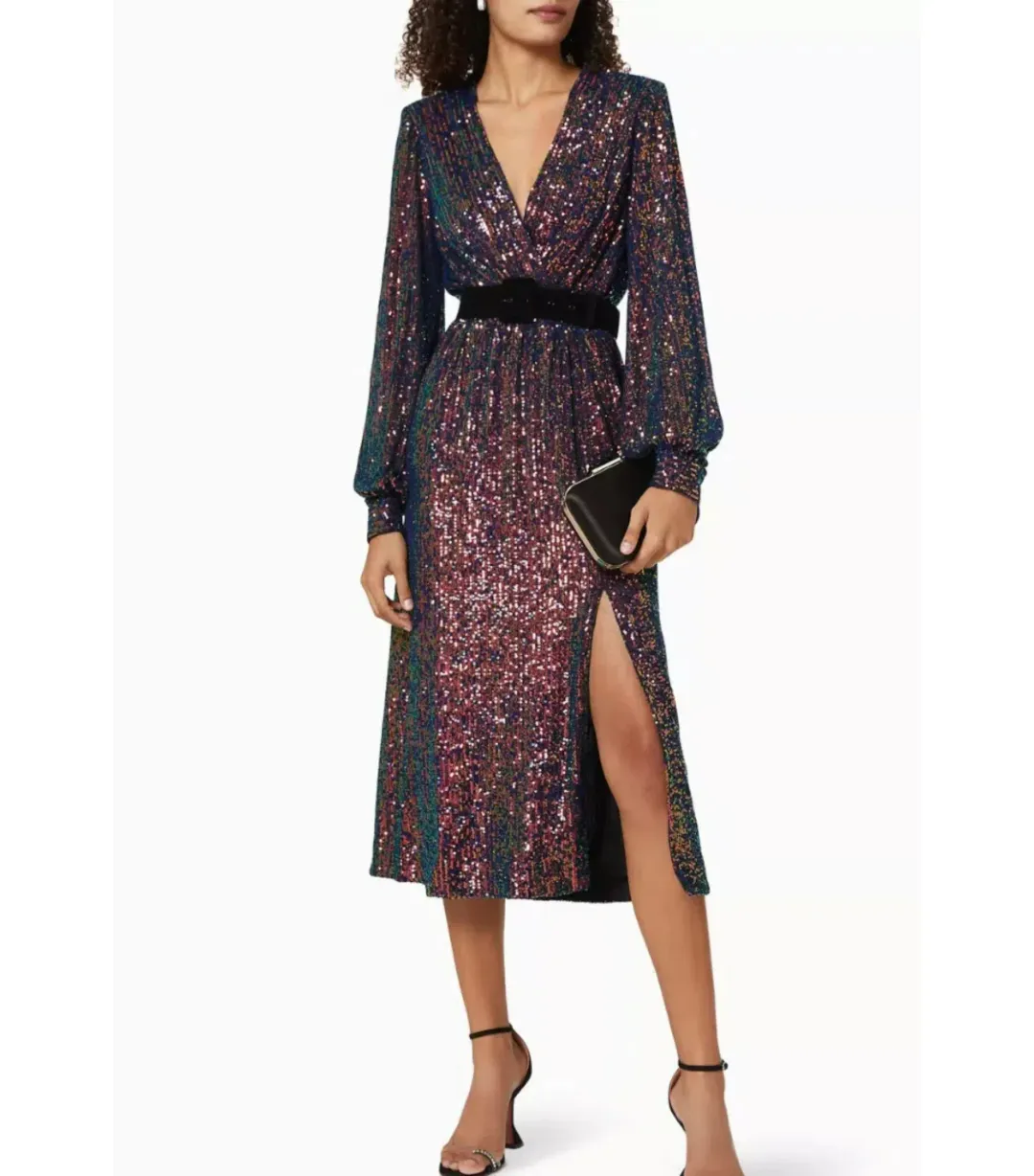 Rebecca Vallance Roxbury Midi Dress Sequin Size AU 14 NWT for rent on The Volte - main image