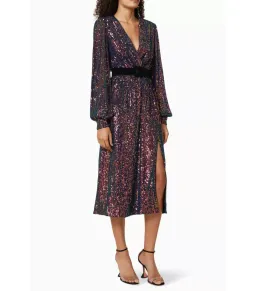 Rebecca Vallance Roxbury Midi Dress Sequin Size AU 14 NWT for rent on The Volte - image 2