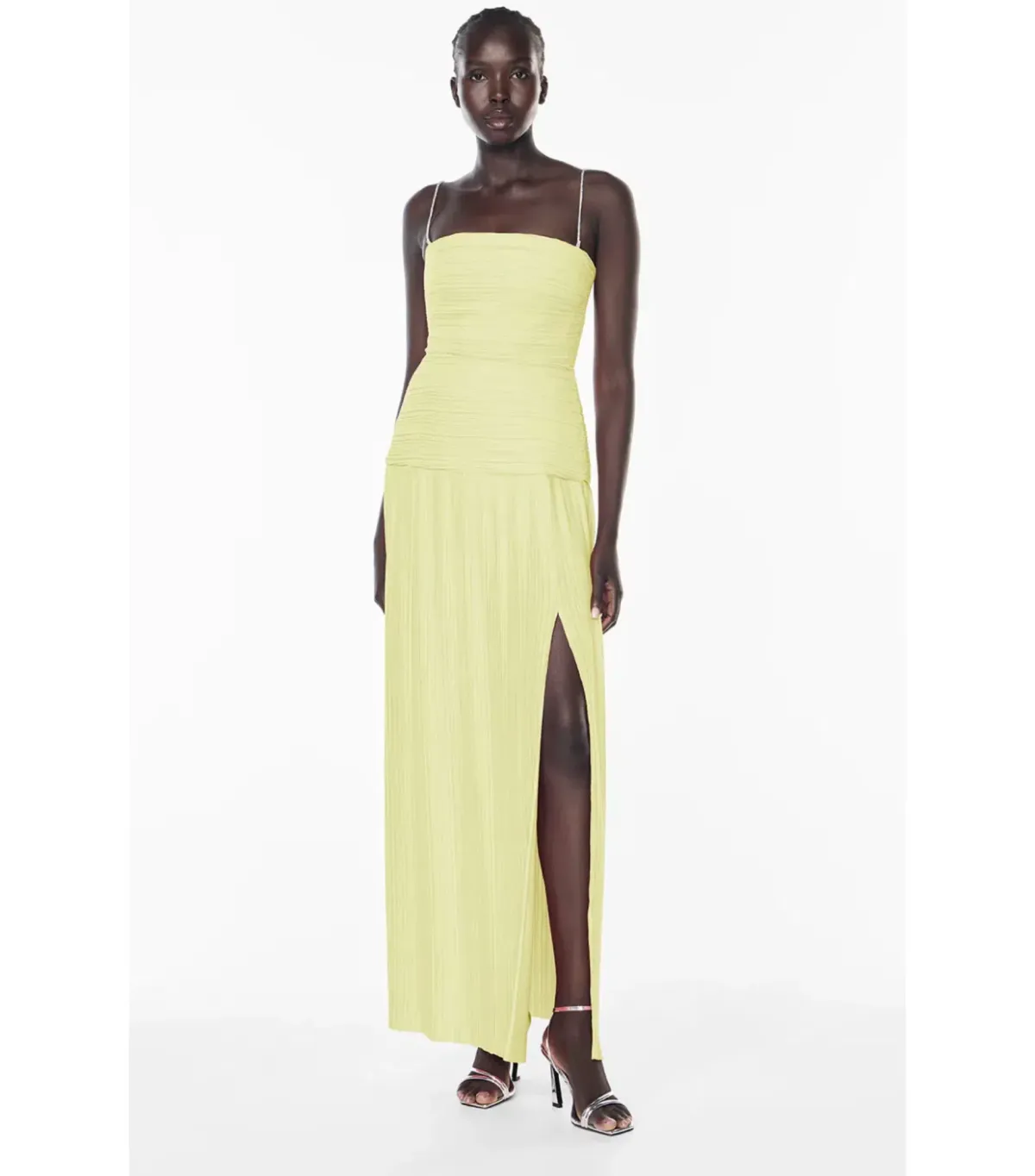 Manning Cartell Royal Debut Maxi Dress in Lemon Yellow AU 10 - Image 1