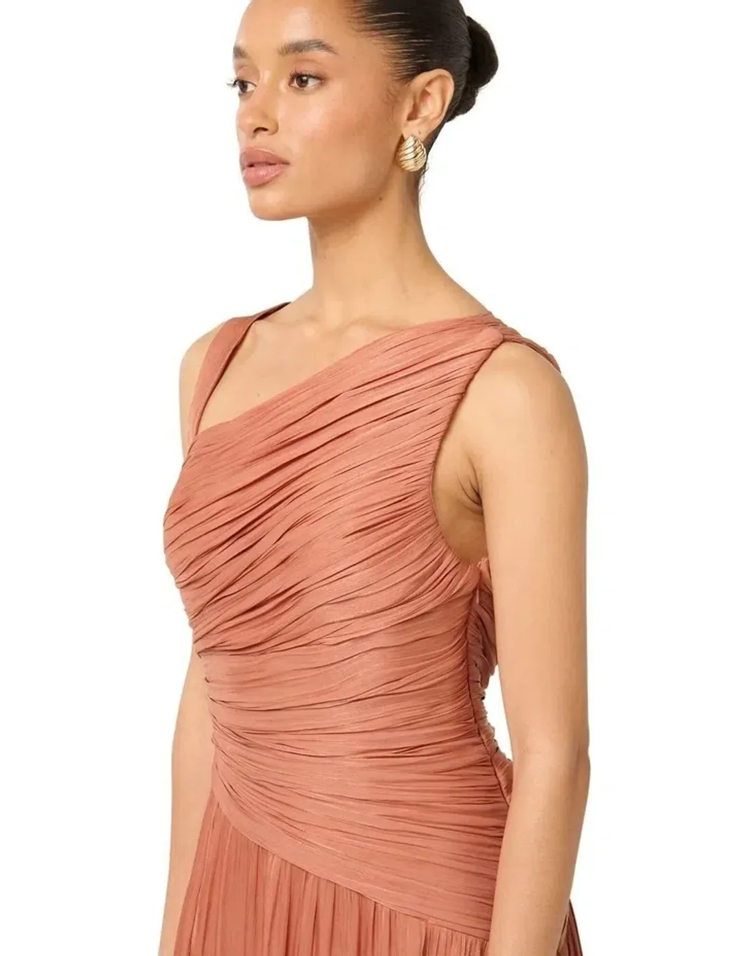 Forever New Nya Petite Asymmetrical Maxi Dress Size 16 for rent on The Volte - main image