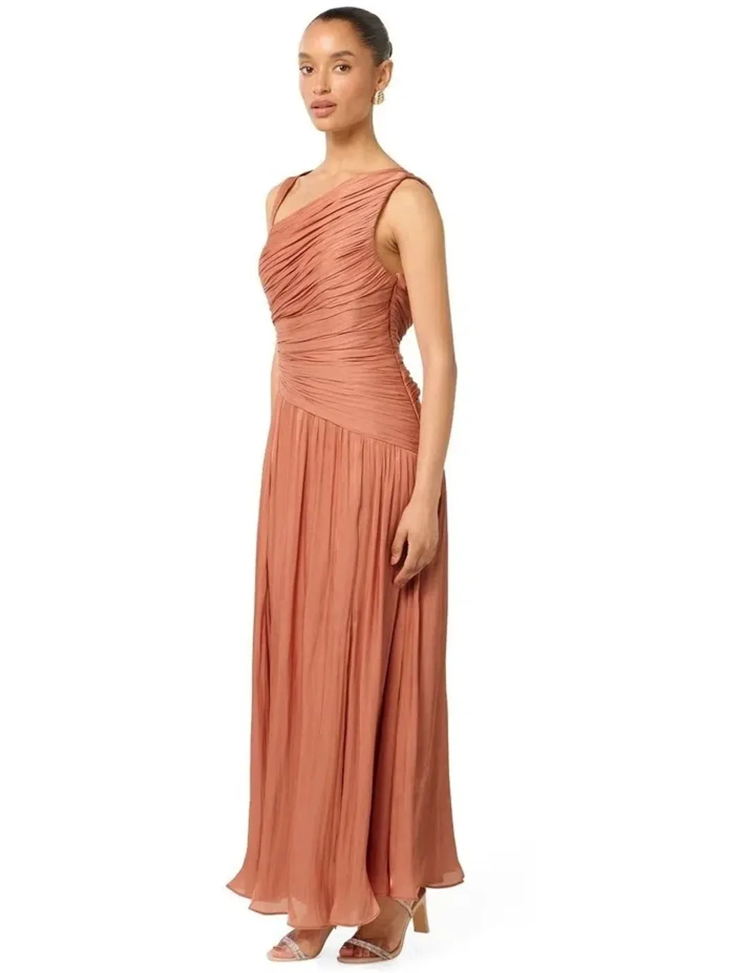 Forever New Nya Petite Asymmetrical Maxi Dress Size 16 for rent on The Volte - main image