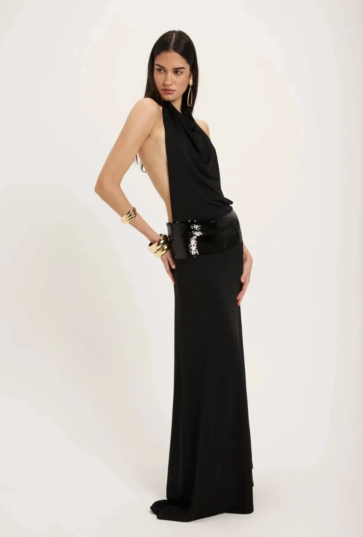 Ance Gria Adele Gown Black Size S/Au 8 - Image 3