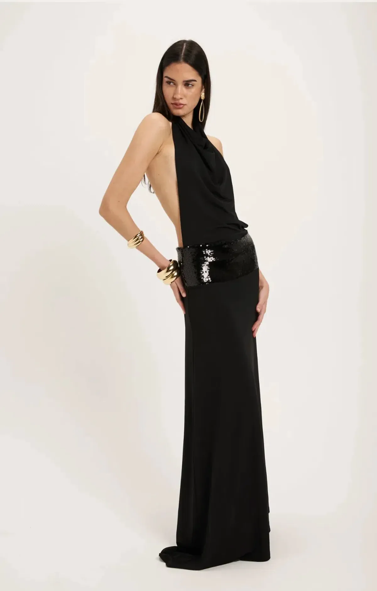 Ance Gria Adele Gown Black Size S/Au 8 - Image 2