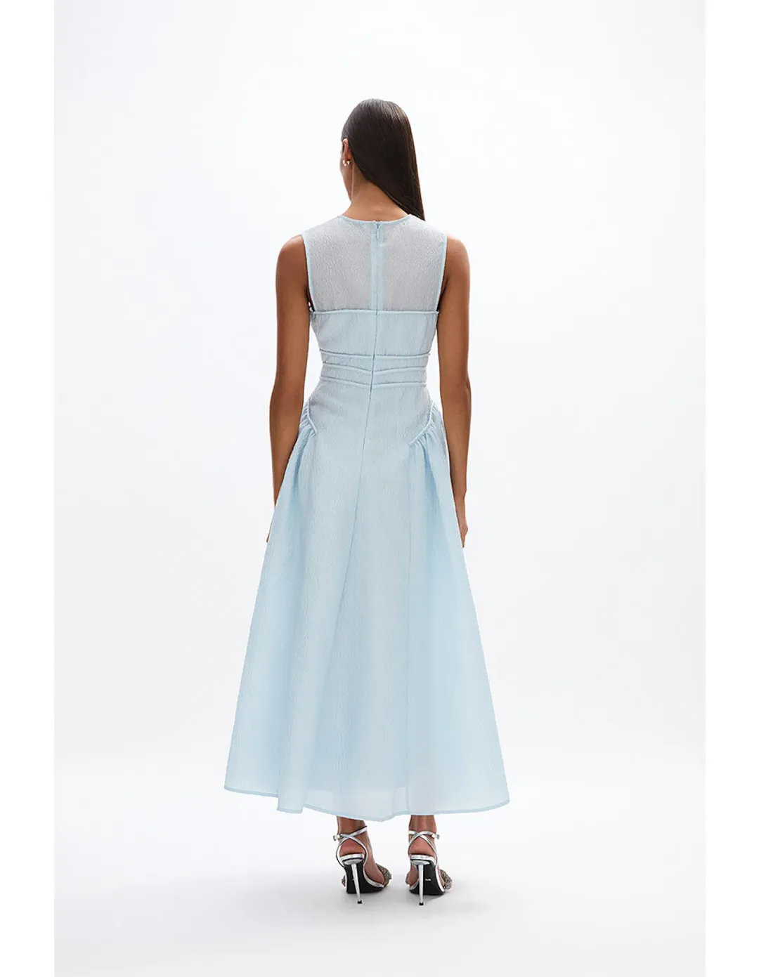 Rachel Gilbert Sophia Dress Sky Blue Size 10 for rent on The Volte - main image