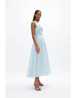 Rachel Gilbert Sophia Dress Sky Blue Size 10 for rent on The Volte - image 3