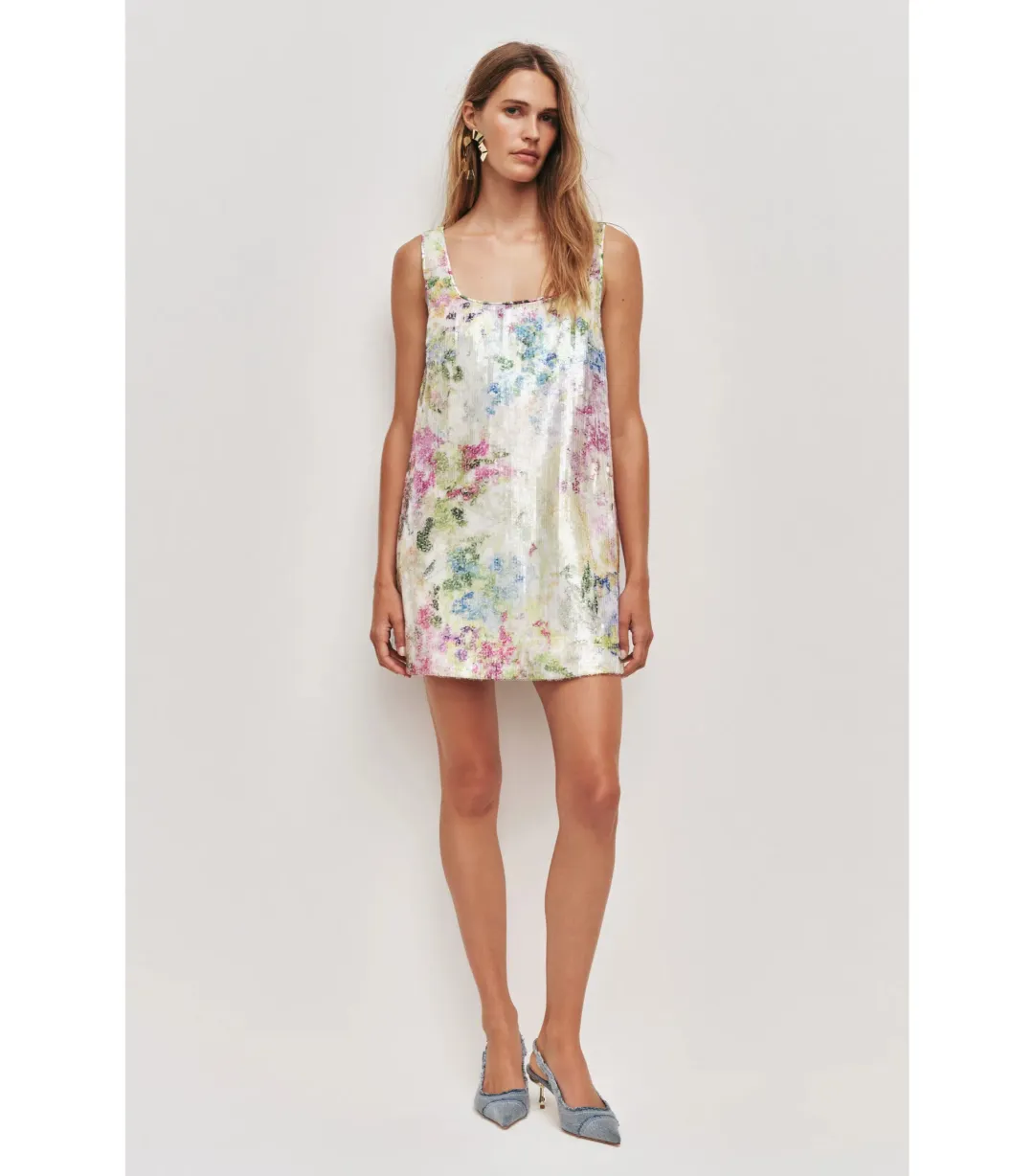 Aje Dahlia Mini Dress Lavandula Size 12 for rent on The Volte - main image