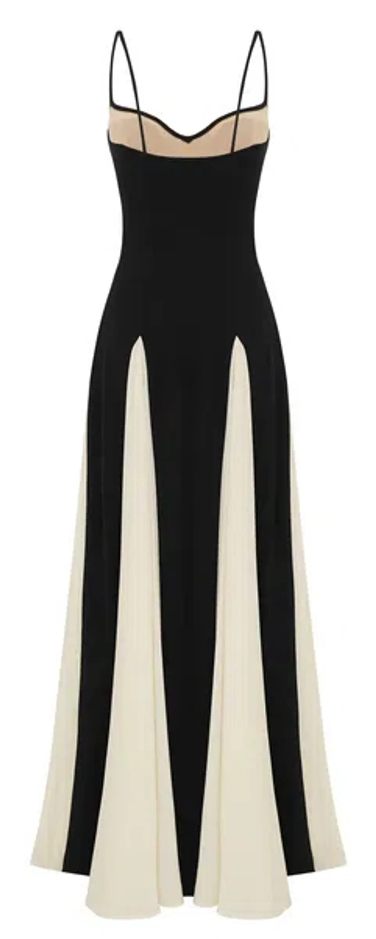 Arcina Ori Paloma Maxi Dress Black & Cream Size M/10 - Image 5
