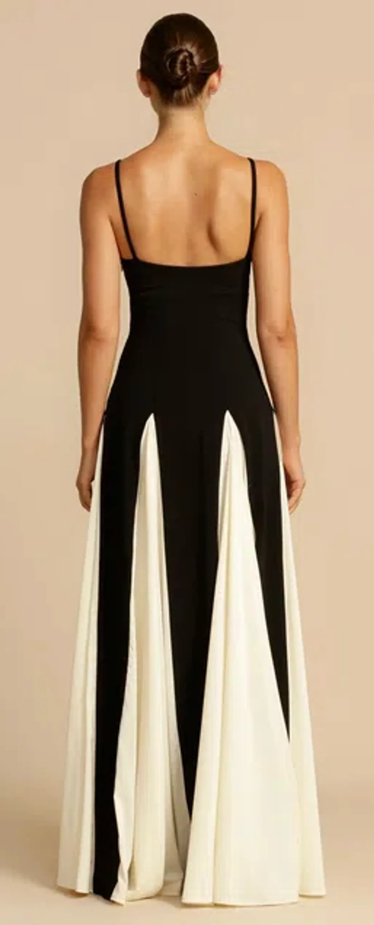 Arcina Ori Paloma Maxi Dress Black & Cream Size M/10 - Image 3