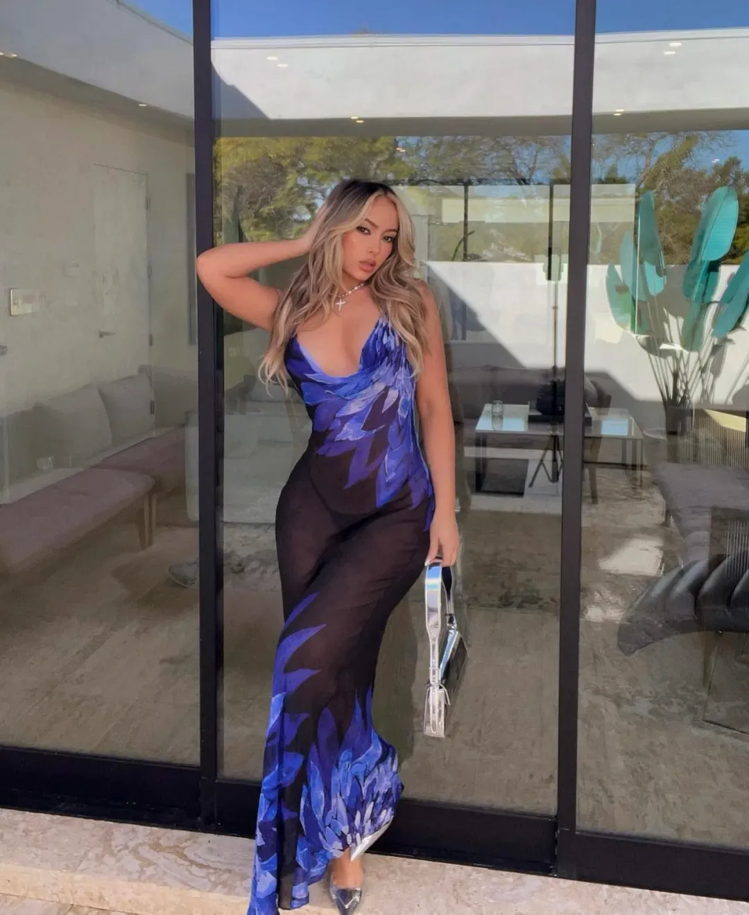 Rat and Boa Coralina Maxi Dress in Multi Size S/Au 8 for rent on The Volte - main image