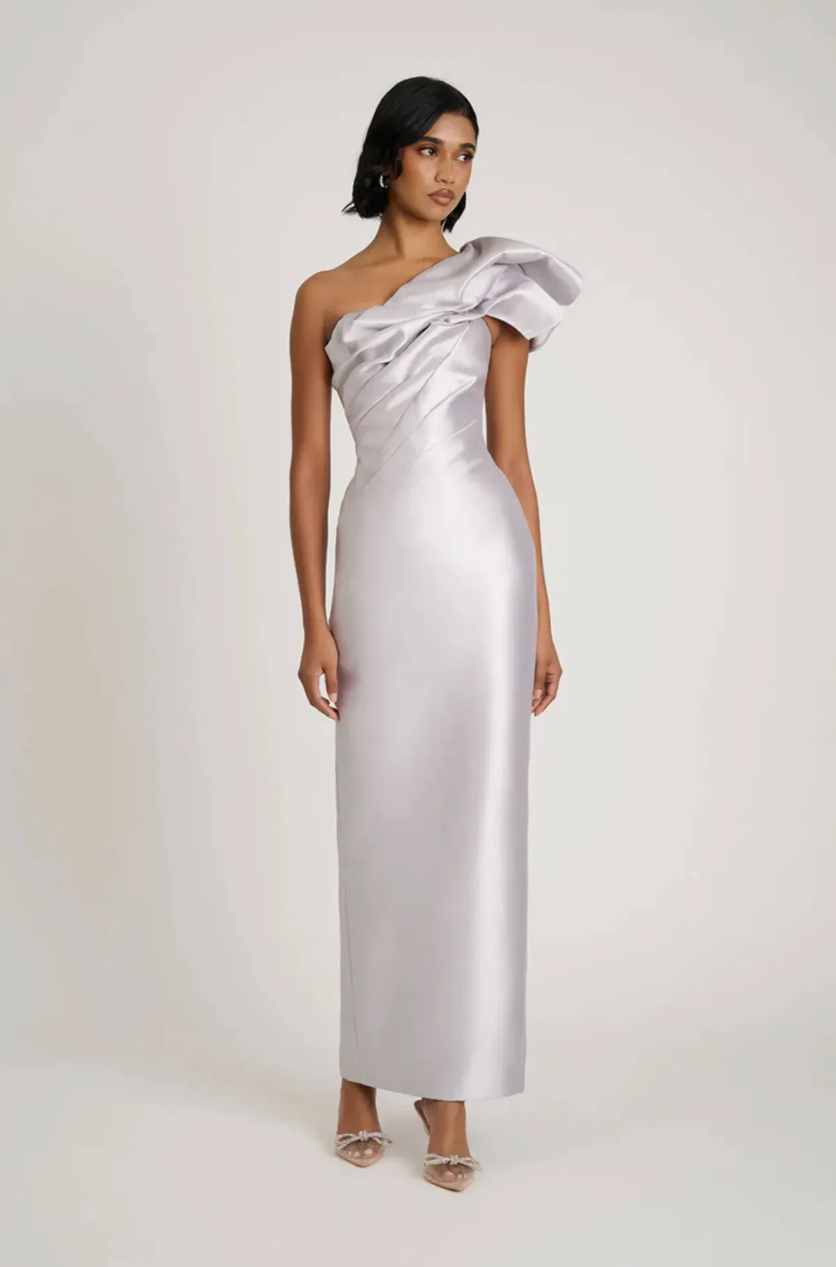 Eliya The Label Ashton Gown Silver Size S / AU 8 - Image 1