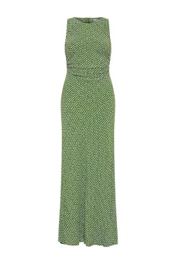 Faithfull the Brand Clementine Maxi Dress Green Size 8 for rent on The Volte - image 4
