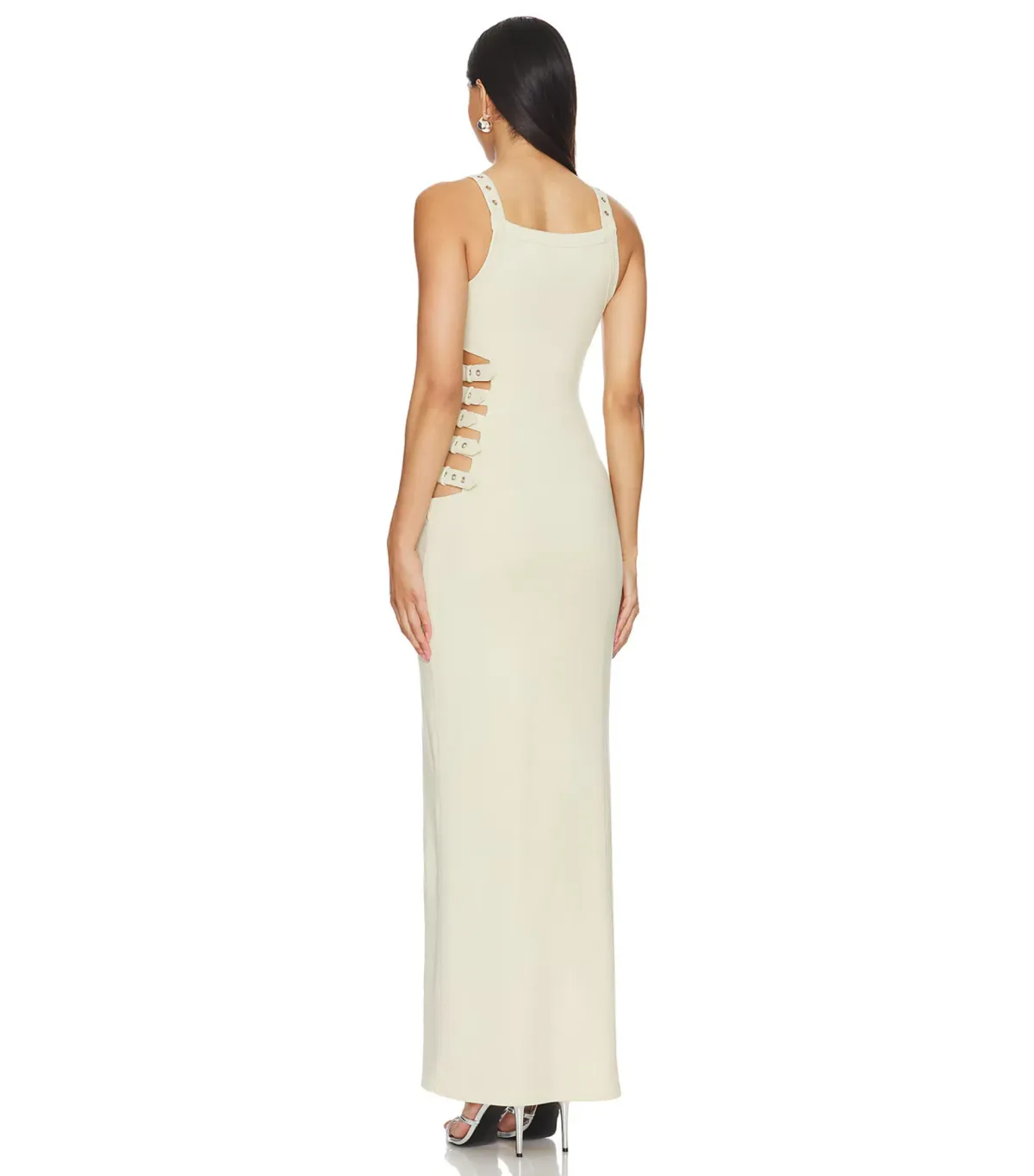 Hours Eve Maxi Dress Beige Size S / AU 8 - Image 2