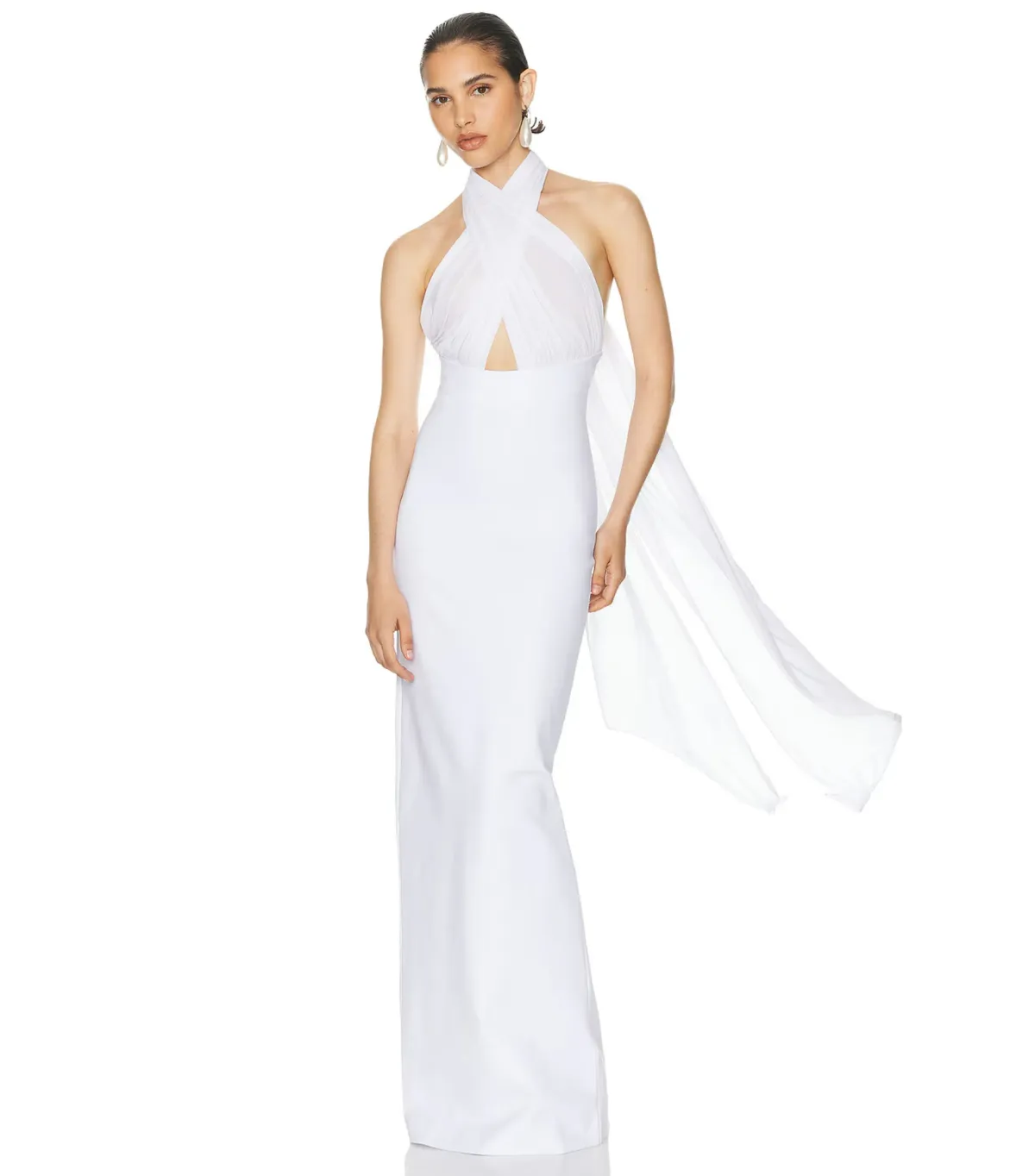 Helsa The Amber Maxi Dress White Size S / AU 8 - Image 1
