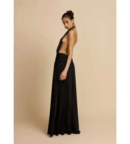 Arcina Ori Santina Maxi Dress in black Size 6 for rent on The Volte - image 3