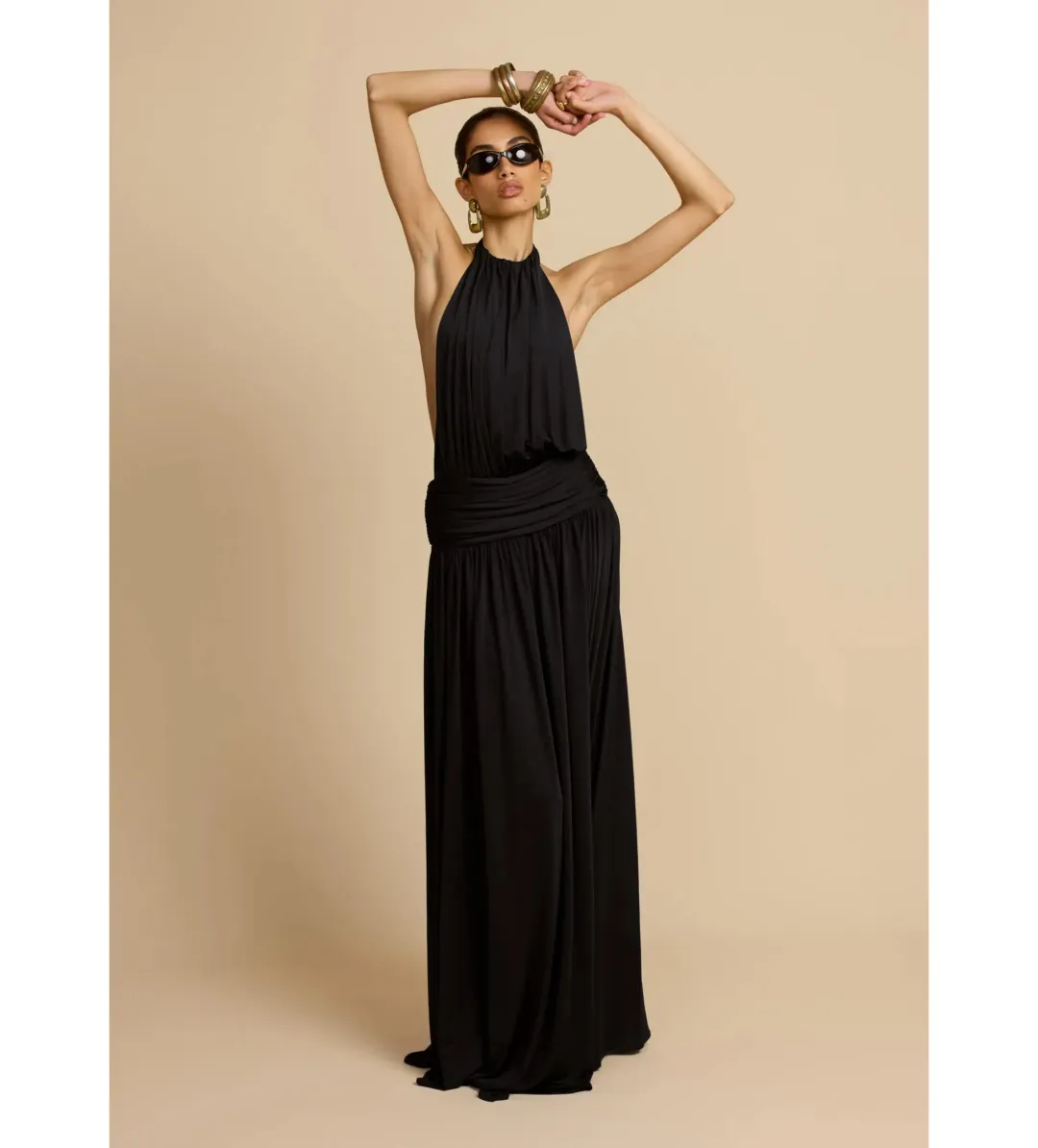 Arcina Ori Santina dress in black size 8 for rent on The Volte - main image
