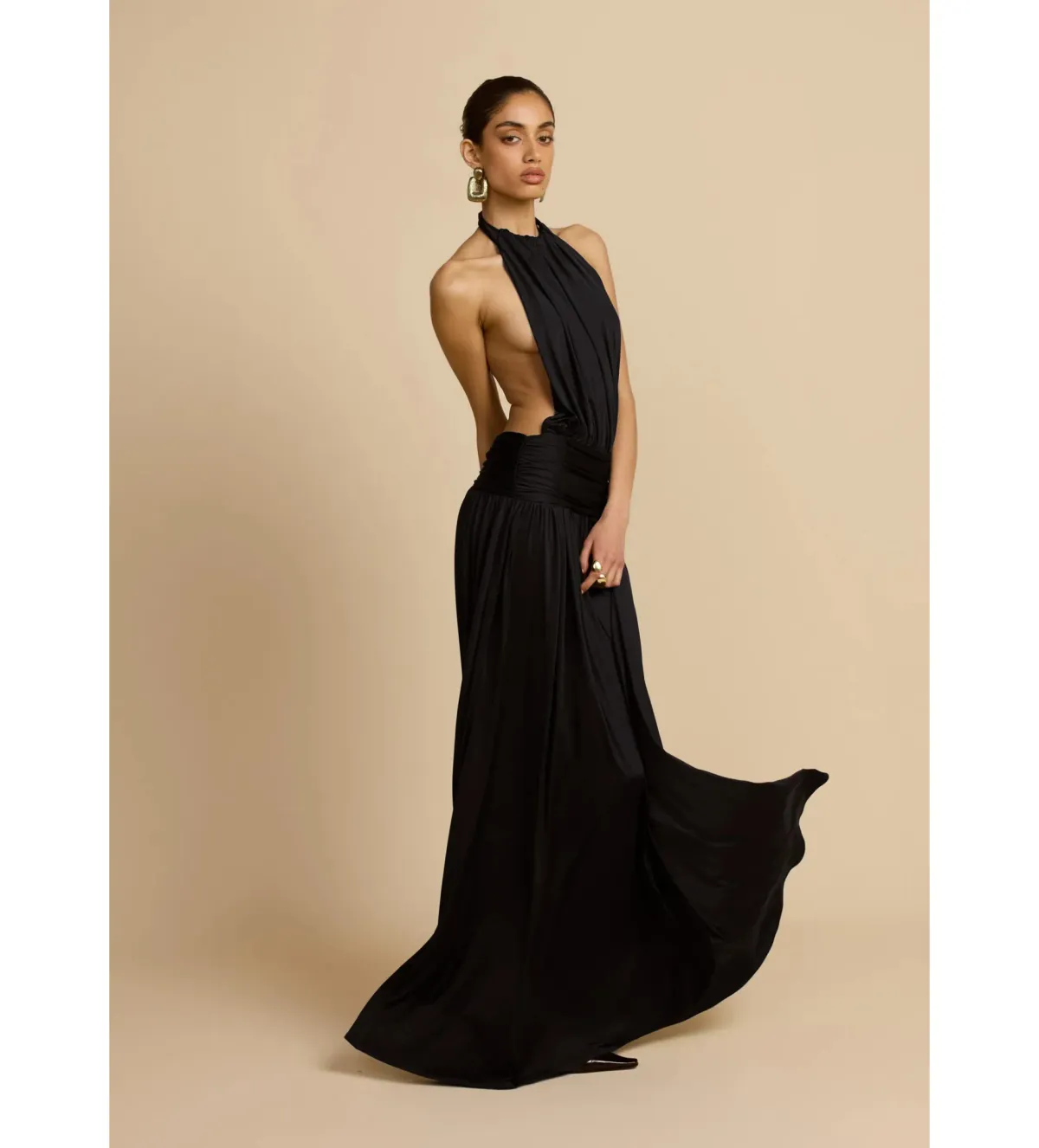 Arcina Ori Santina Maxi Dress Black Size 10 - Image 2
