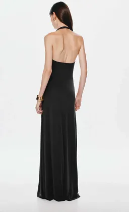 Misha JENNIFER CUPRO DRESS Black, size XS for rent on The Volte - image 3