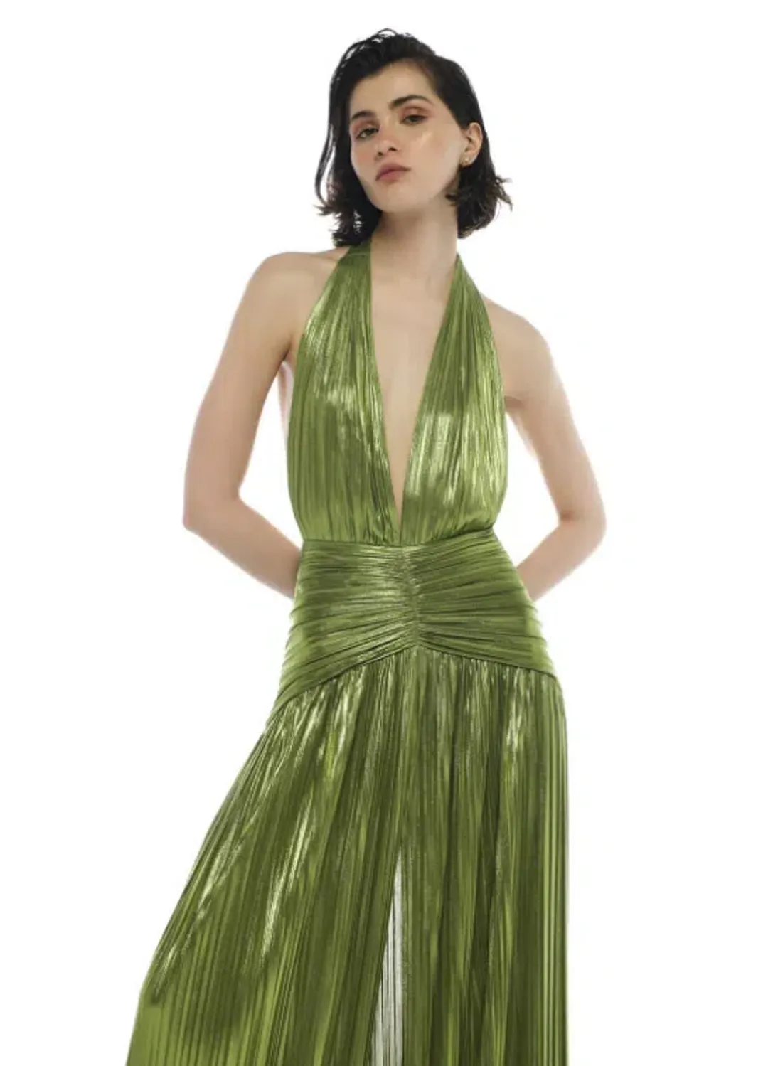 COPURS Sitara Dress - Green - Size 8 for rent on The Volte - main image