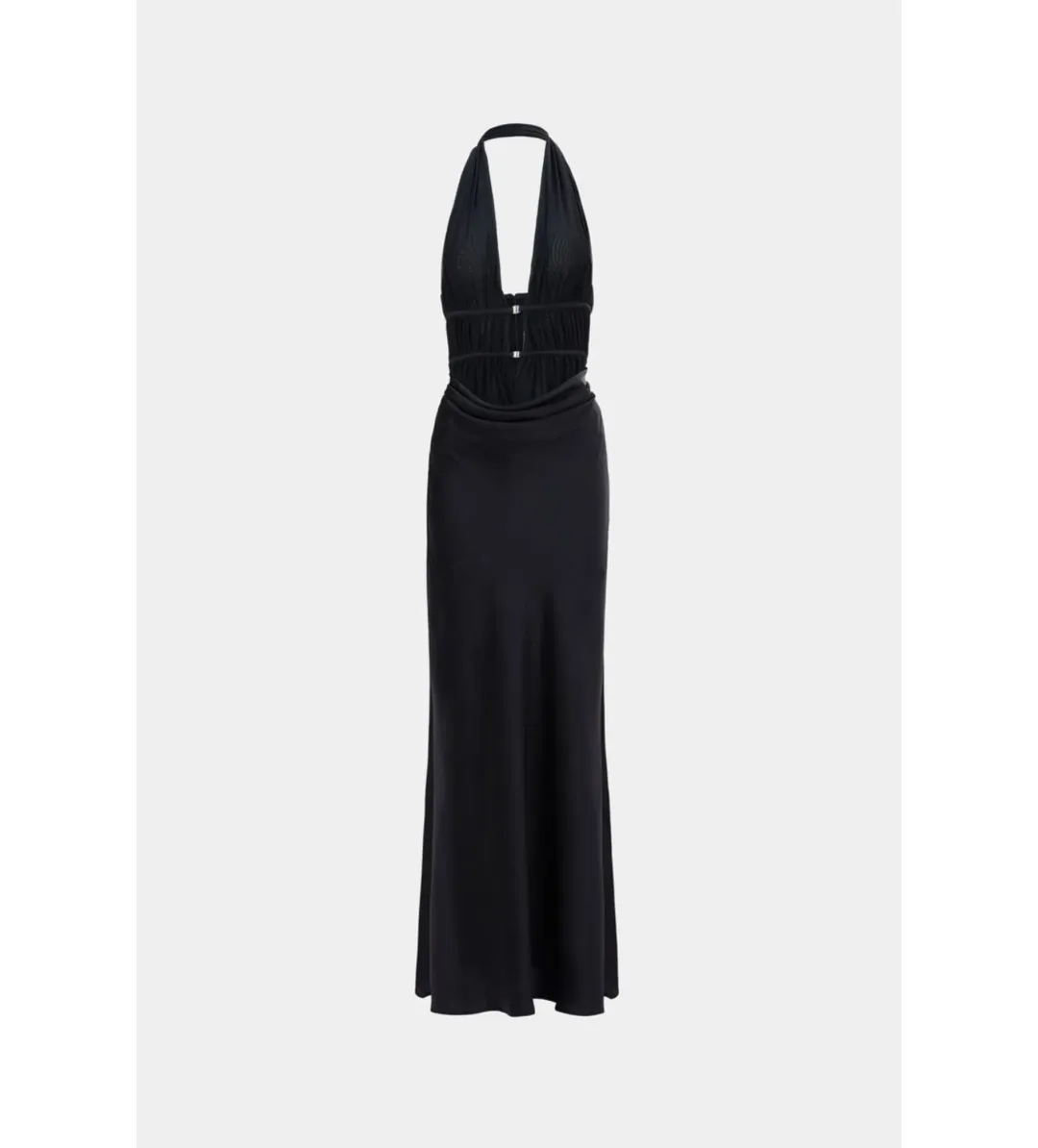Misha Celine Maxi Dress in Black Size 8 for rent on The Volte - main image