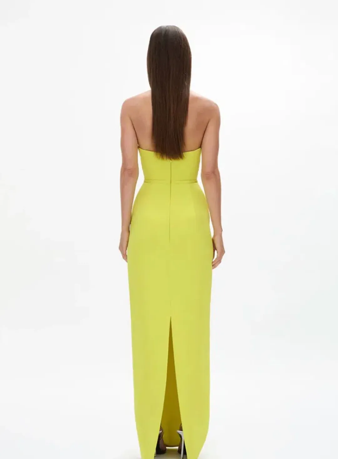RACHEL GILBERT Maria Gown - Yellow Citrus AU 12 for rent on The Volte - main image