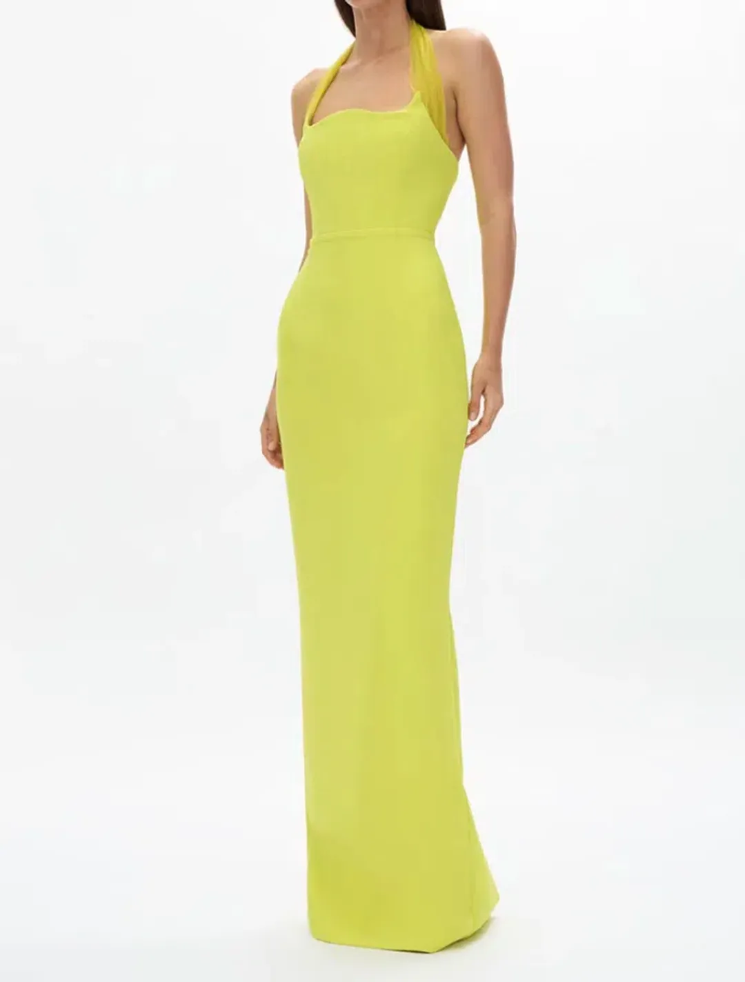 RACHEL GILBERT Maria Gown - Yellow Citrus AU 12 for rent on The Volte - main image