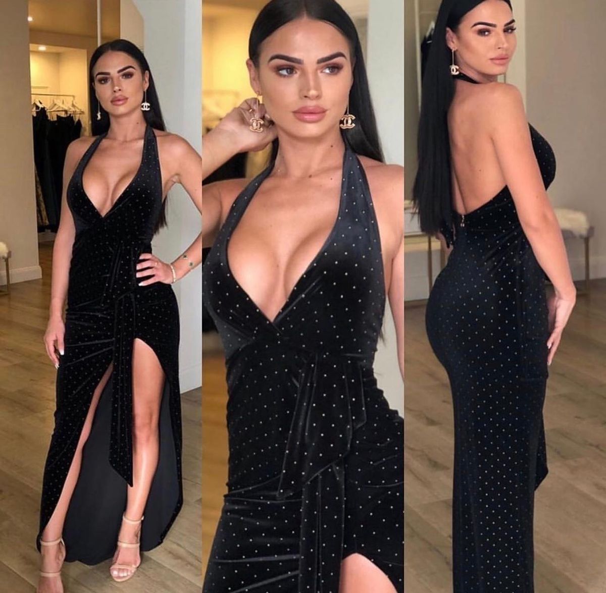 Vixen Velvet Gown by nookie size 6 for rent on The Volte - main image