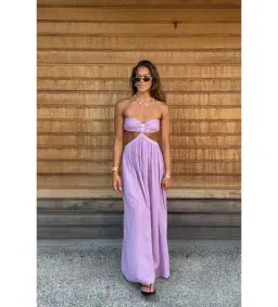 D'Artemide Chloe Maxi Dress in Lilac One Size for rent on The Volte - image 1